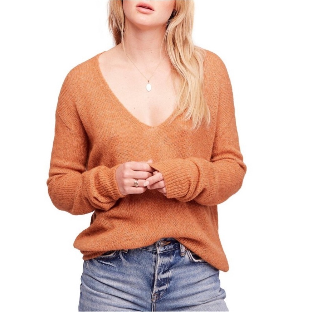 Free People alpaca wool Gossamer Sweater